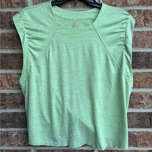 Free people movement Light Green Muscle Tee with twist on back